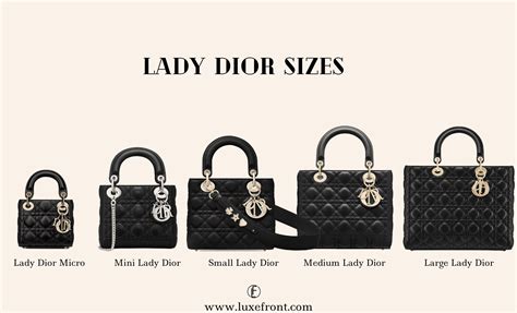 lady dior size small pice|Lady Dior bag size chart.